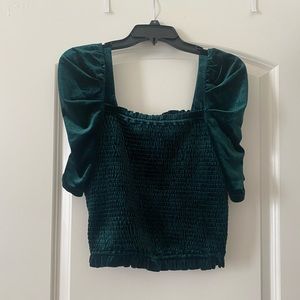 NWT Velvet Green Top